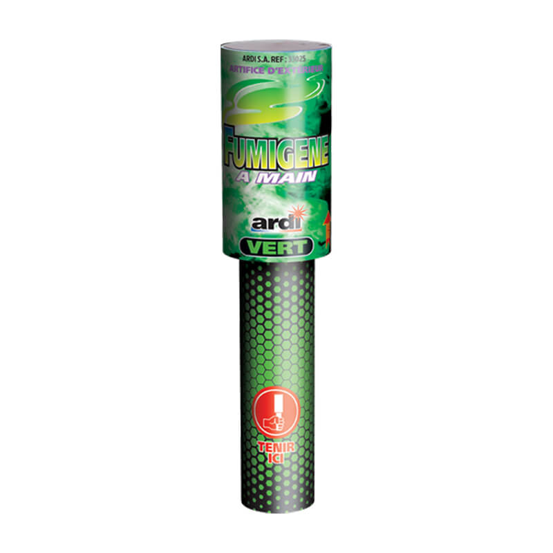 "FUMIGENE A MAIN VERT 45"" C=24"