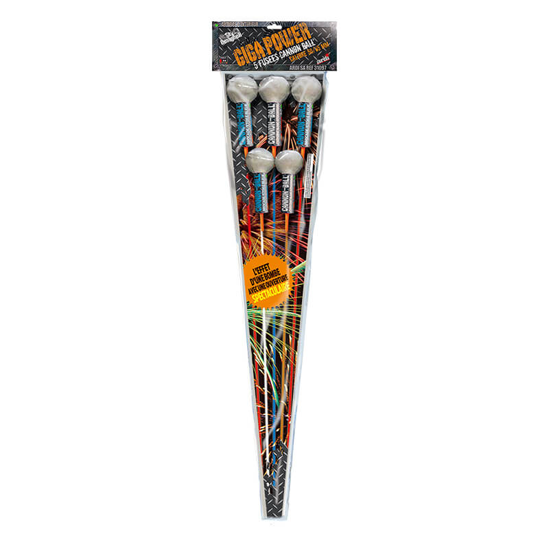 SACHET 5 FUSEE GIGA POWER /10