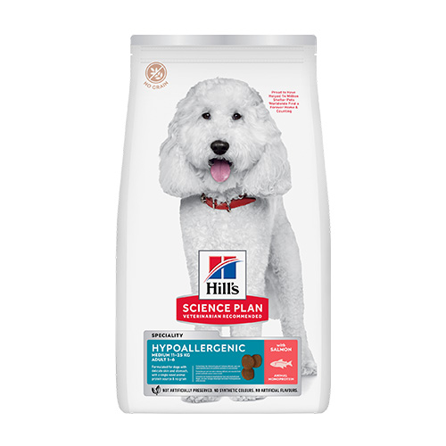 HILL'S SP ADULT HYPOALLERG MED SAUM 2.5KG