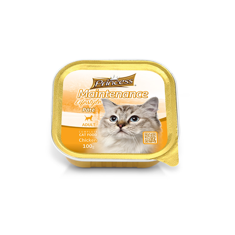 PRINCESS PATE CAT100GR POULET