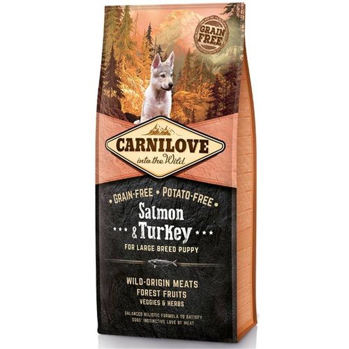CARNILOVE PUPPY LARGE BREED 12KG SALMON&TURKEY
